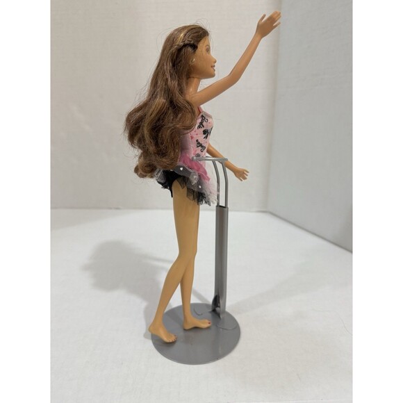 Vintage Barbie & Ballerina Tutu Genuine Barbie Fabric~1999 Body/2003 Head Mattel - Picture 4 of 14